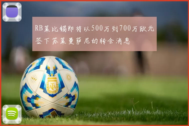 RB莱比锡即将以500万到700万欧元签下苏莱曼萨尼的转会消息
